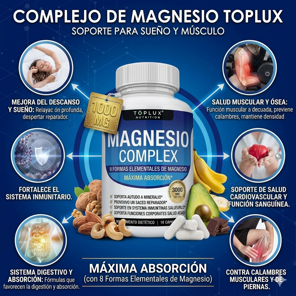 Magnesium Complex Te Mejora tu Dia a Dia