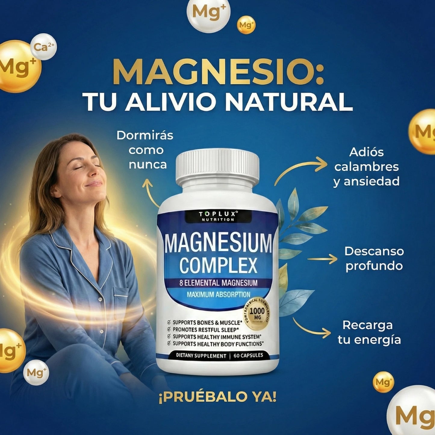 Magnesium Complex Te Mejora tu Dia a Dia